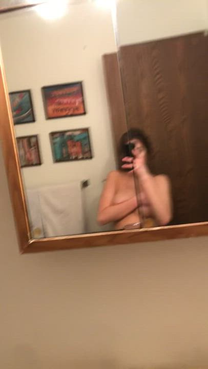 Woke Up With My Tits Looking Real Busty, Had To Show My Daddies - free porn video