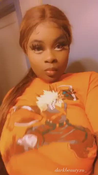 There are melons under my anime shirt 🙊🥰 - free porn video