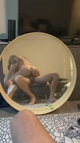 Mirror cums in clutch - free porn video