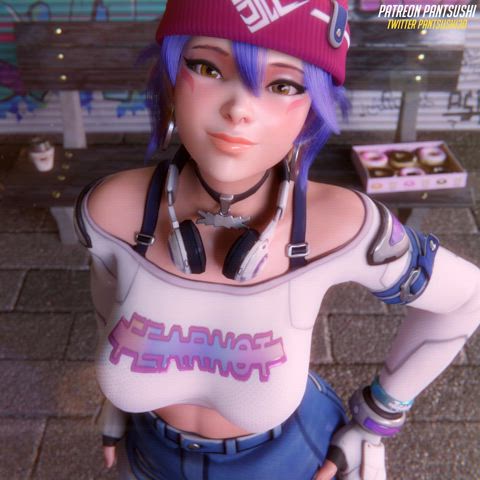 Kiriko forgot the concert tickets [Overwatch] (Pantsushi) - free porn video