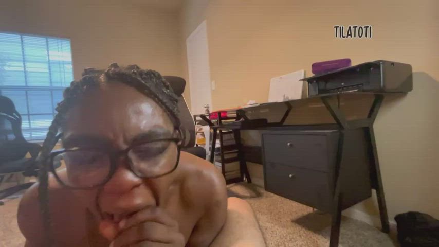 Trying to lick up every last drop of cum - free porn video