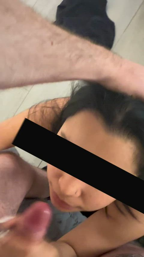 JOB CUMPLETE… on her face - free porn video