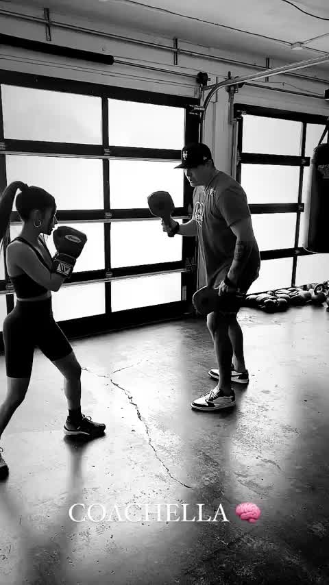 Becky G boxing training 2 - free porn video