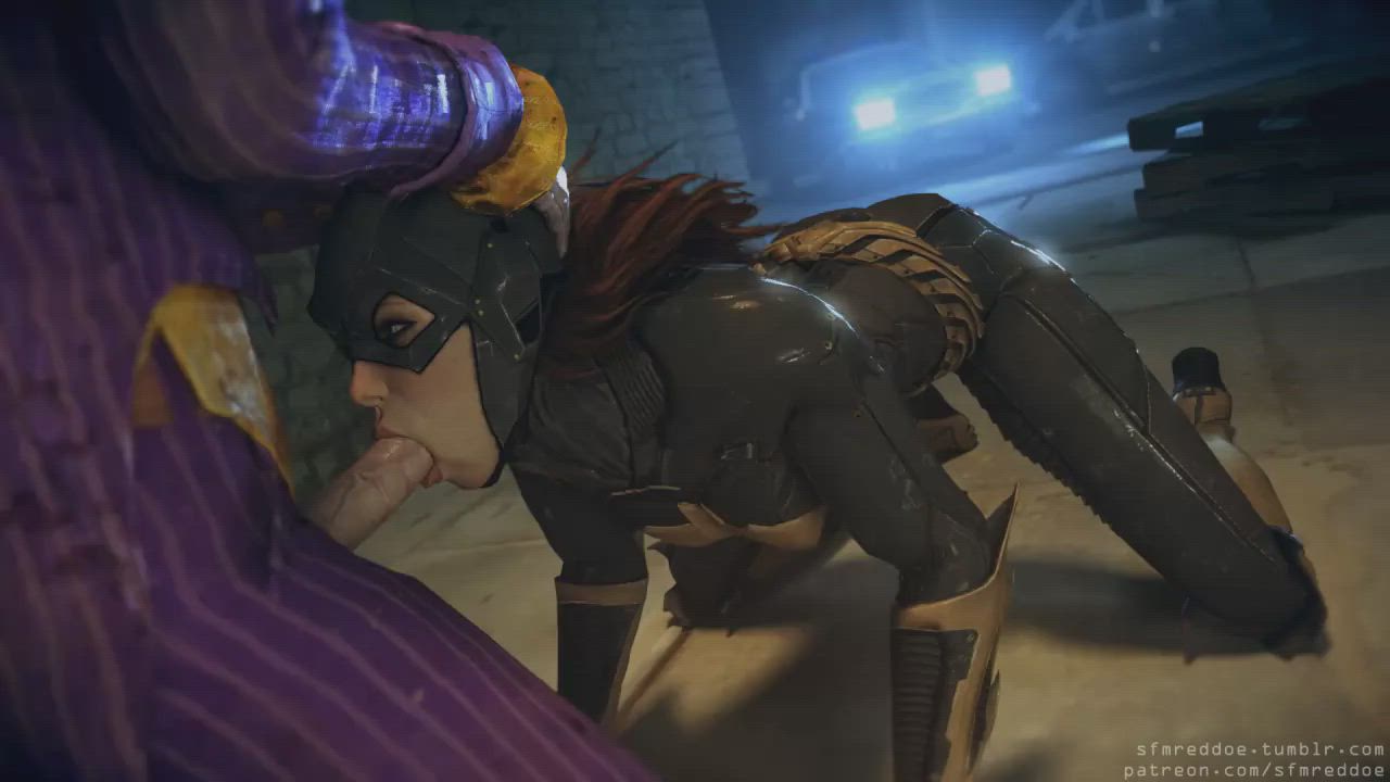Batgirl face-fucked (RedDoe, Evilaudio) [Batman, DC] - free porn video