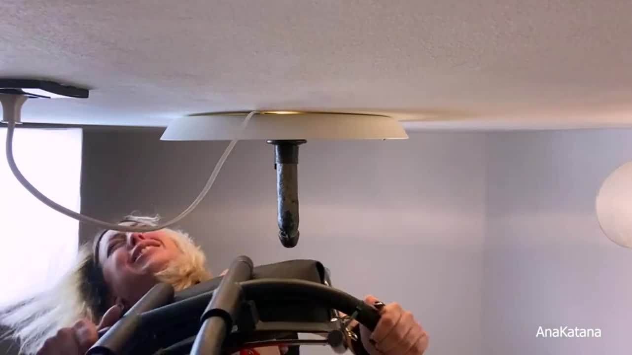 Tied to a chair and sodomized... - free porn video