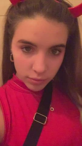 I got very horny at the Halloween party... I wish you were here with me - free porn video