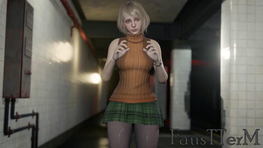 Ashley Throat In Trouble (FausTTerM)[Resident Evil] - free porn video