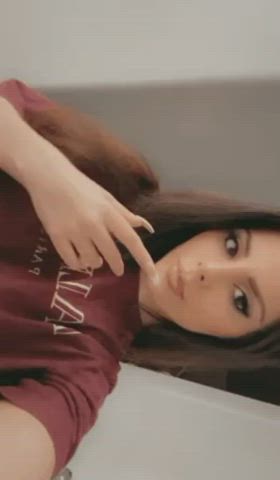 Daaamn Monstrous Boobies on Her Tiny Frame - free porn video