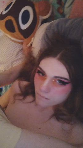 Do I still look pretty when I’m trying not to cum inside ❓😳😳😅💦 - free porn video