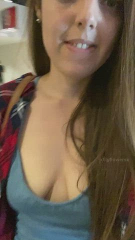 Flashing at the convention center - free porn video