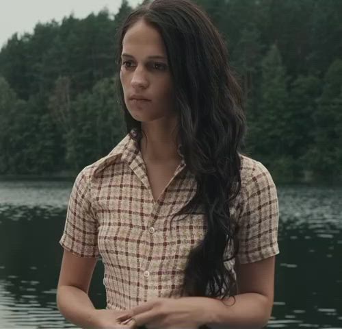60fps Alicia Vikander - free porn video