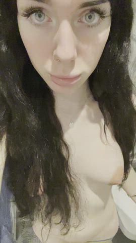 Imagine my girl dick slapping against your face 😈 - free porn video