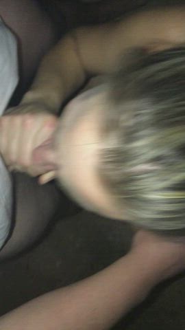 Of course a thick rope glued my eye shut lol. I still took the whole load while I played with his balls. - free porn video