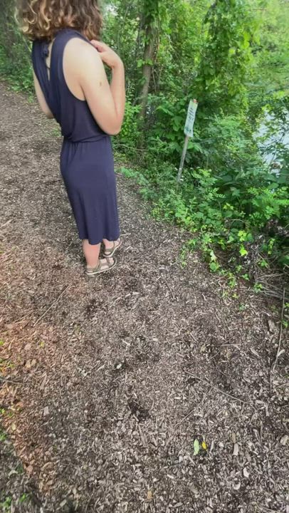 One of the trail-workers saw us take this - free porn video