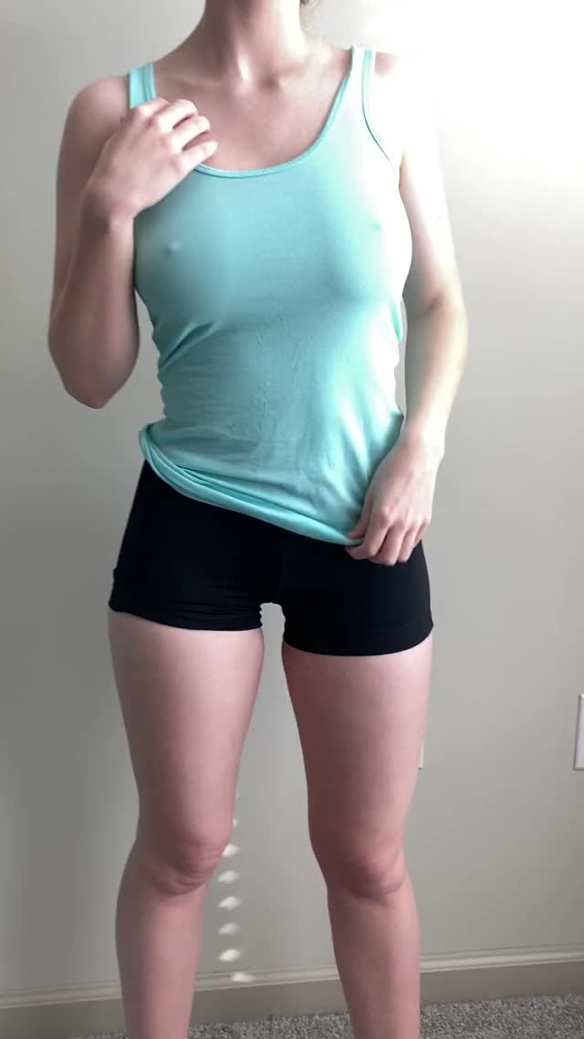 Did you expect me to pull these out? I know they're not the biggest but they're big on my small frame - free porn video