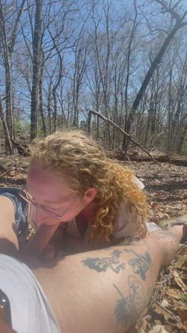 Daddy took me on a hike [GIF] - free porn video