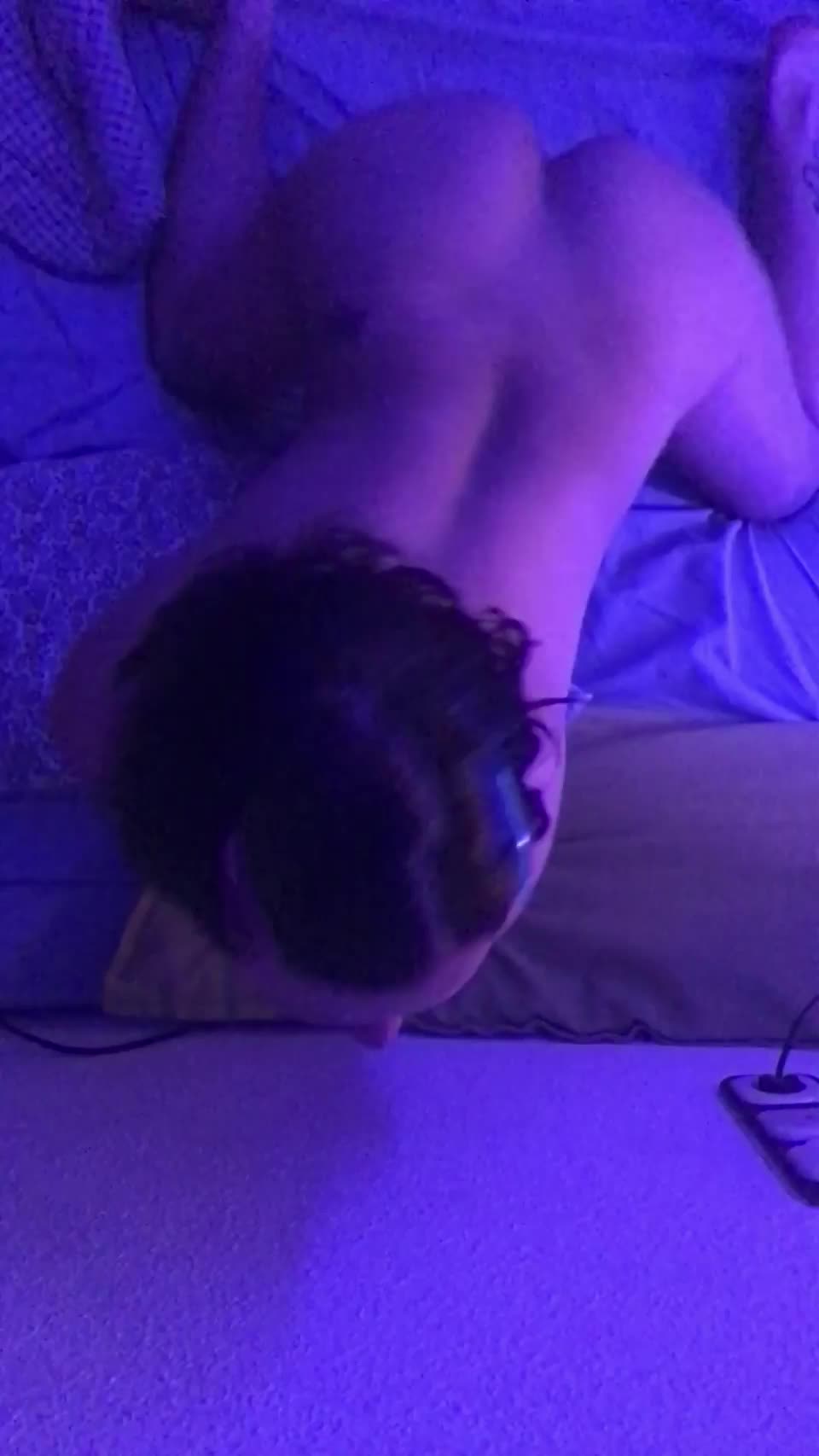 When this blue light is on, it's time for breeding - free porn video