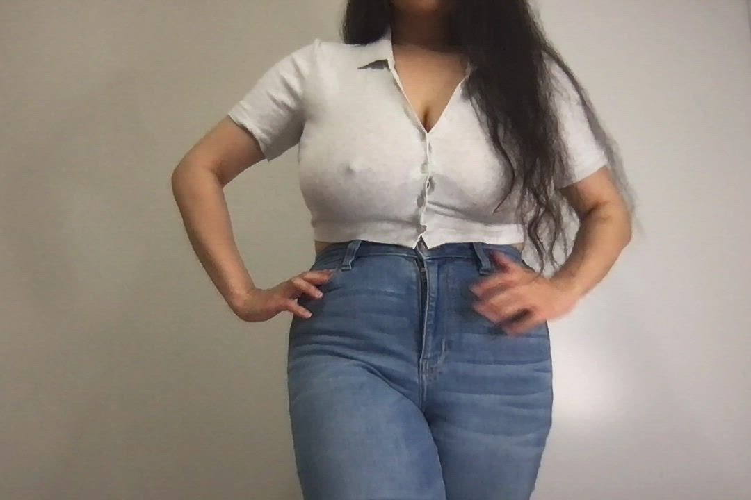 Oops! I only meant to unbutton one! - free porn video