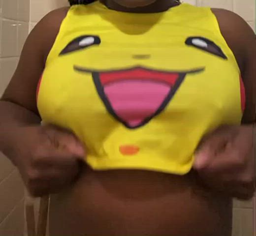 Titty Drop Boobs Slow Motion Porn GIF by munchiibunnii - free porn video