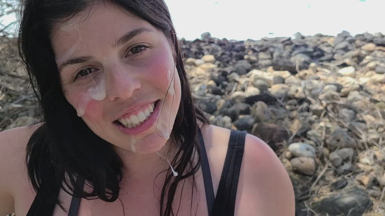 getting my first outdoor facial was quite the treat - free porn video