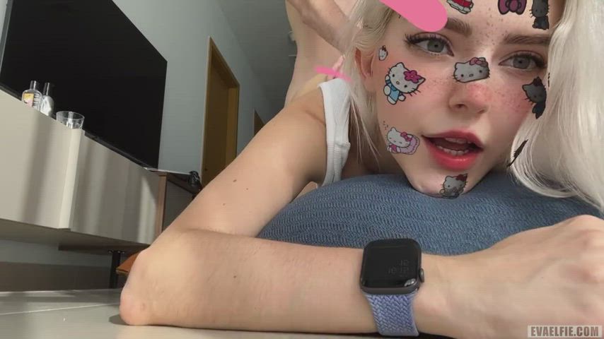 Eva Elfie front view - free porn video