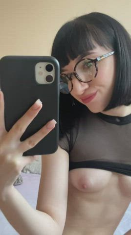 I’m so happy I have AA cups - free porn video