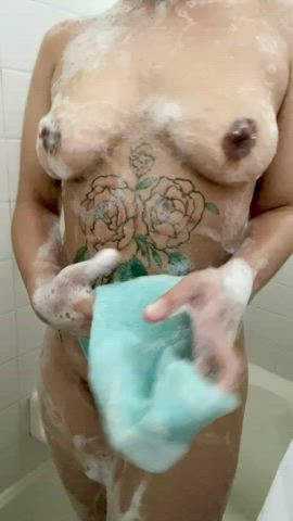 A little bounce in the shower - free porn video