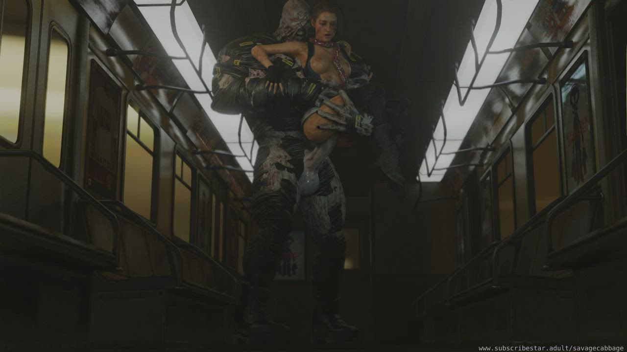 Jill and Nemesis (SavageCabbage) [Resident Evil] - free porn video