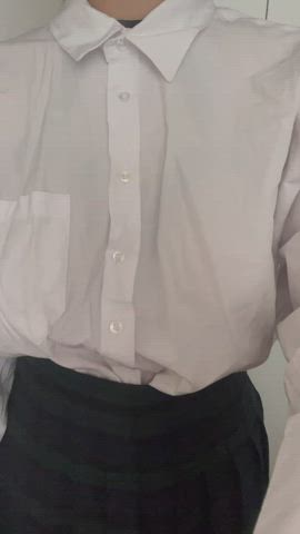 I can’t wait to go to class dressed like this to make everyone horny - free porn video
