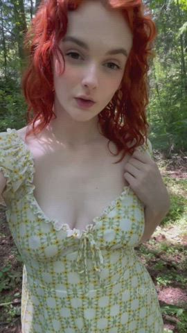 Out for a walk in the woods - free porn video