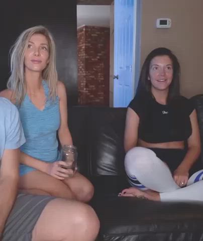 Anyone know who the girl in black is?? - free porn video