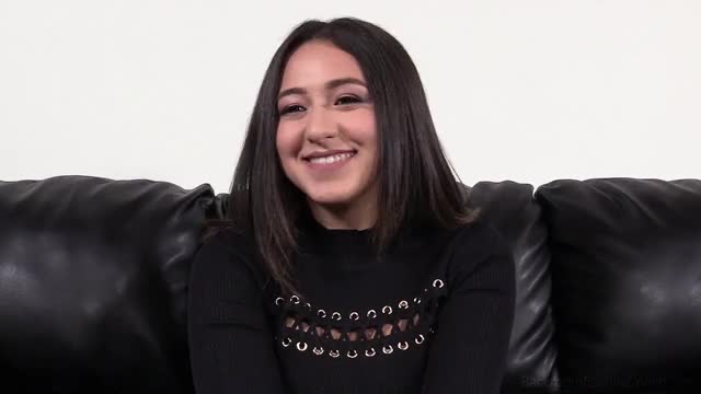 Casting a busty brunette who likes anal penetration - free porn video