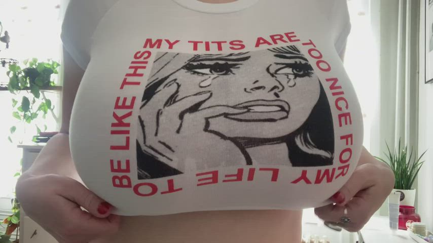 My tits are too nice for my life to be like this - free porn video
