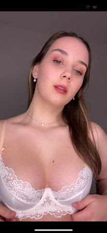 would make my day if at least one person loved my cute boobs 😇 - free porn video