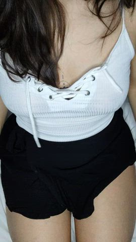 Oops! There's something under my skirt - free porn video