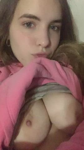My tits need a massage... I need someone to help me with it - free porn video