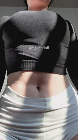 dropping and bouncing my italian boobies - free porn video