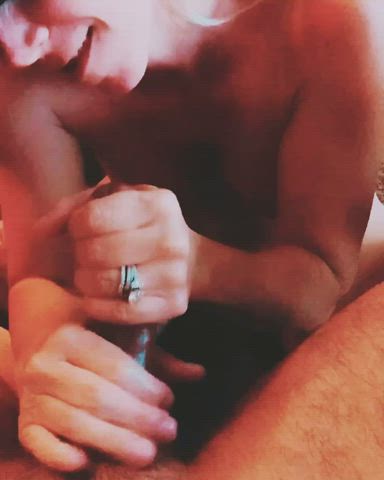 Double fisting his chocolate cock [F48][M50] - free porn video