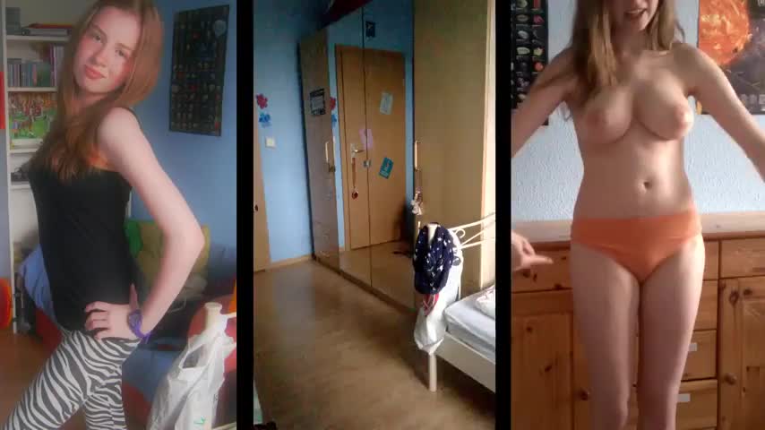Adorable Teen With Great Tits Being Goofy And Showing Off Her Goods! - free porn video