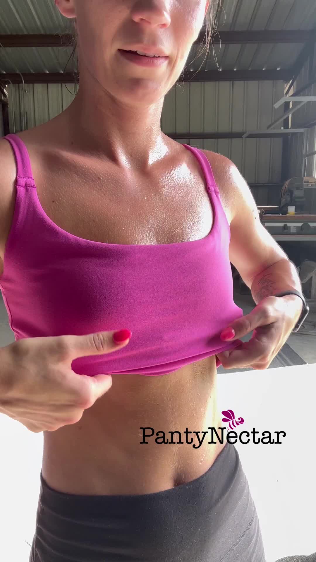 Sweaty little titties  - free porn video