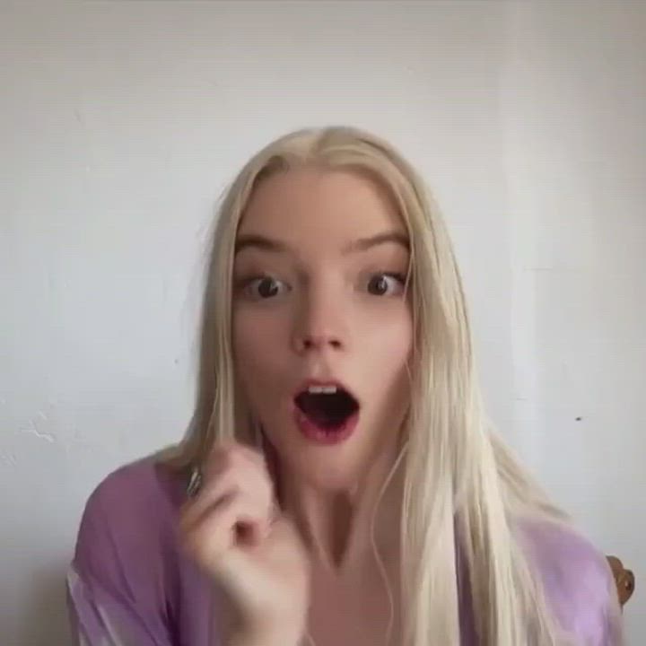 Anya Taylor-Joy is impressed with the massive load you blew for her. 😏 - free porn video