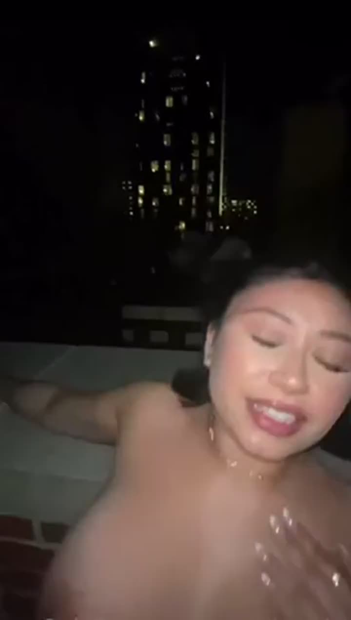 anyone know this asian girl on a roof? - free porn video