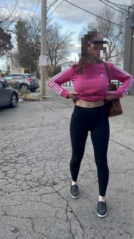 Day drinking means I'll be day flashing [GIF] - free porn video