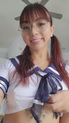 I just wanted to show what's under my skirt - free porn video