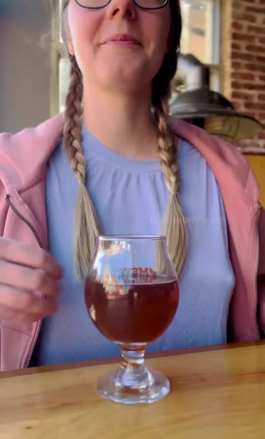 First brewery flash! 🤭 [gif] - free porn video