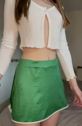 This horny teen is hoping to make you nice and hard - free porn video