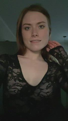 Black lace and fair skin are magical together - free porn video