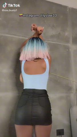 This tiktok slut knows how to properly tease goonsluts~ - free porn video