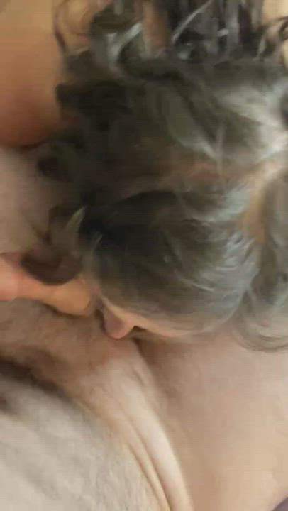 Celebrating my first cake day by sucking his cock all day ;) - free porn video