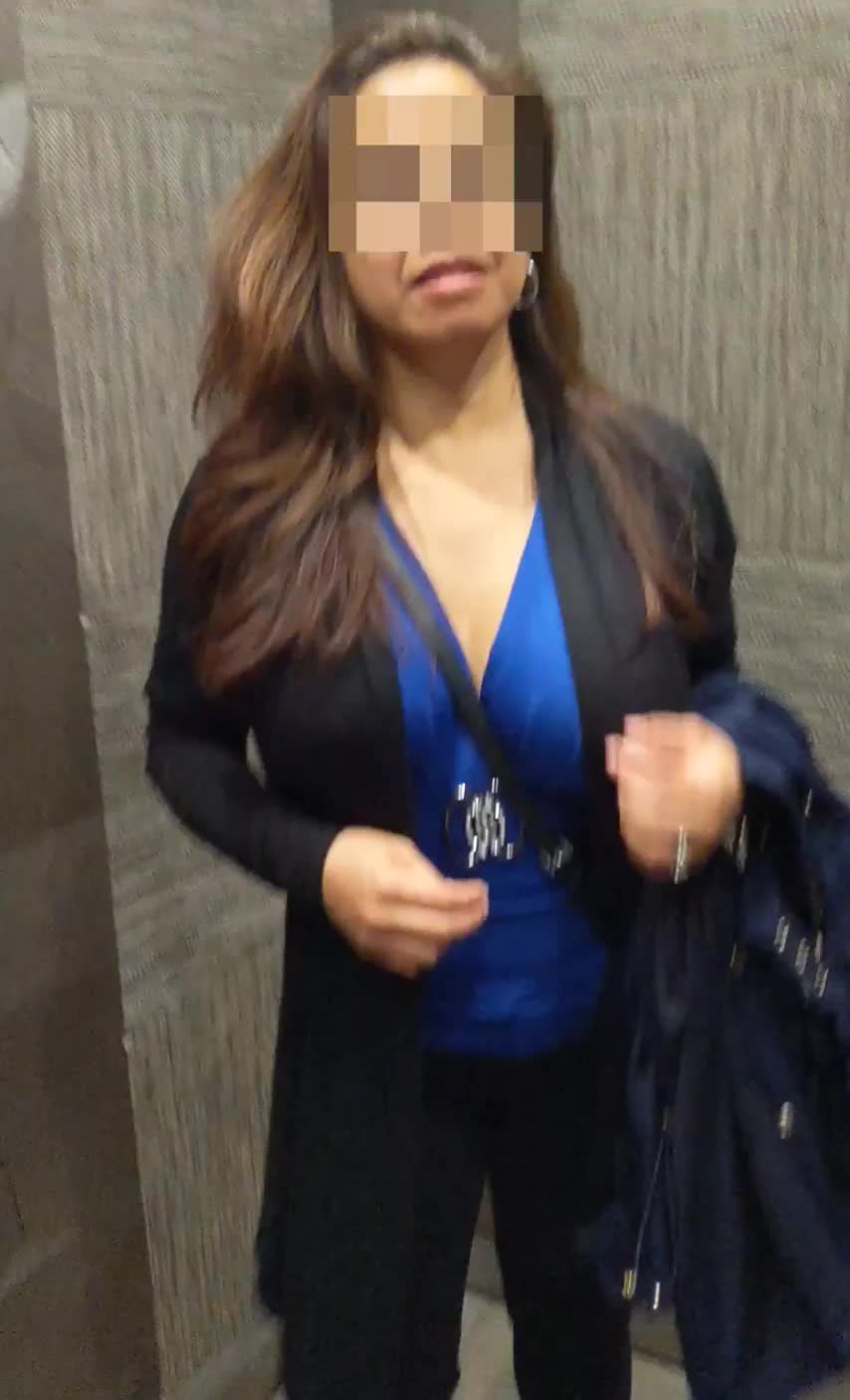 Happy hour, flashing my co-worker - free porn video